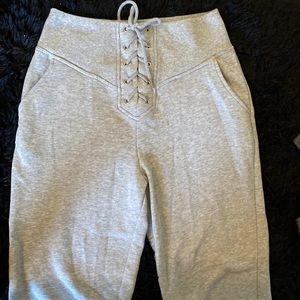 Gray forever 21 jogger sweats